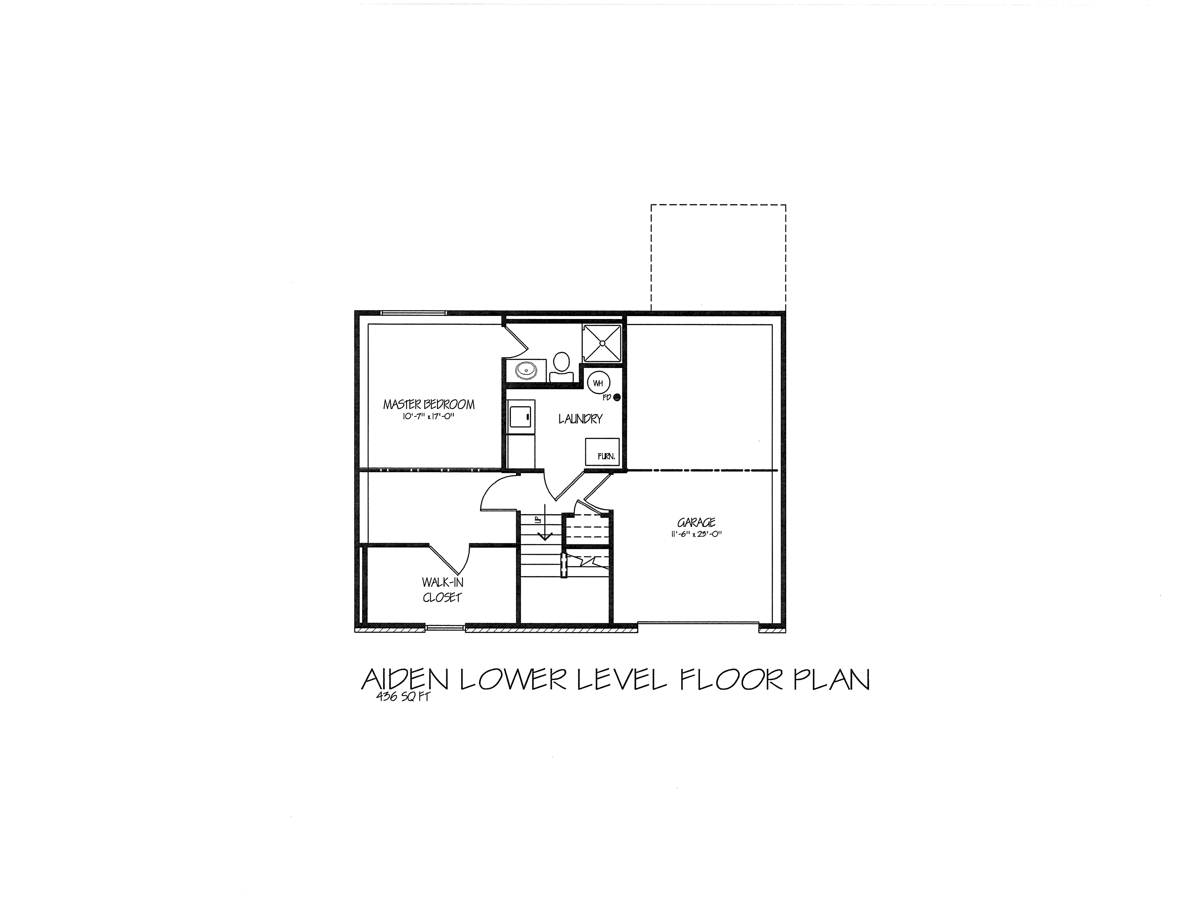 Aiden floor plan, sheet 1 of 2