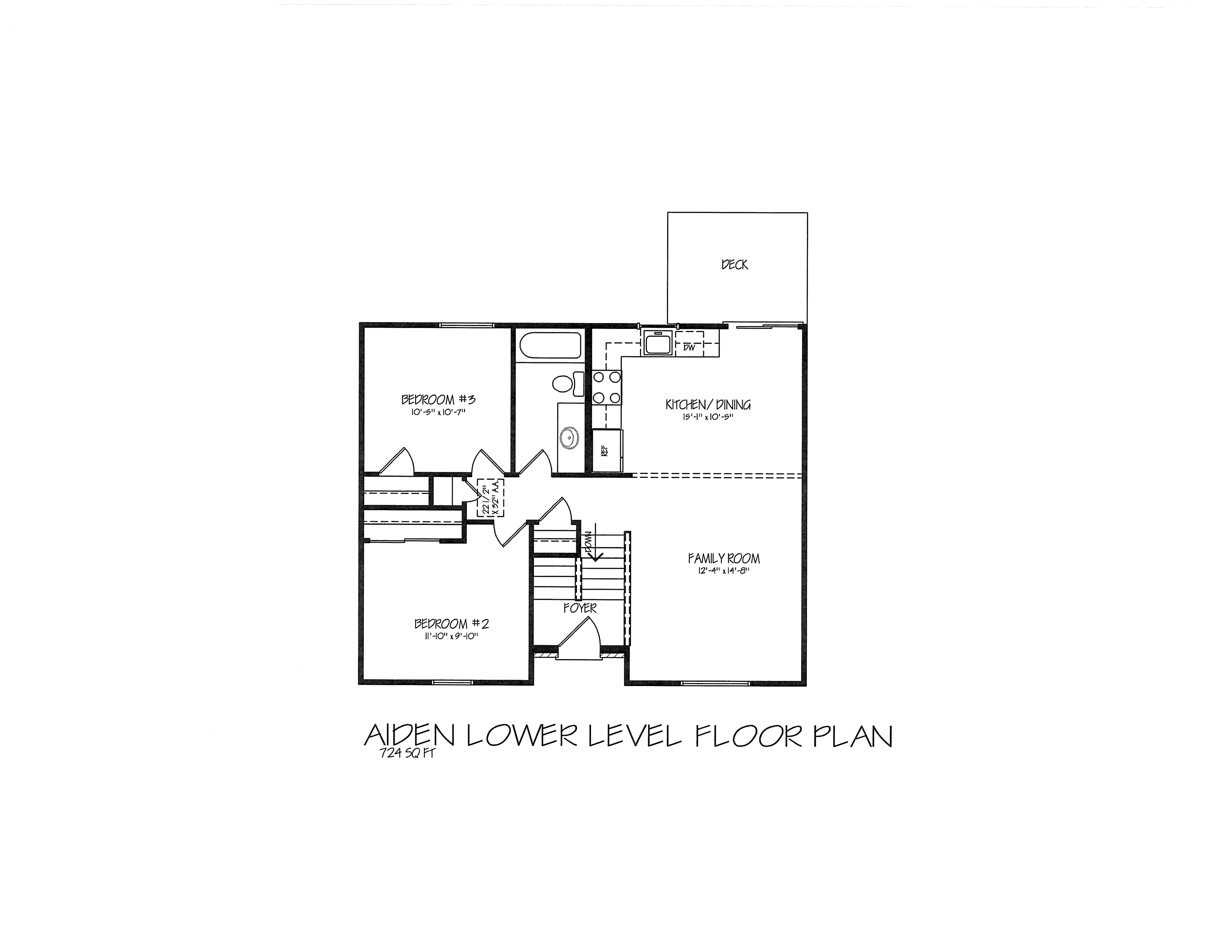 Aiden floor plan, sheet 2 of 2