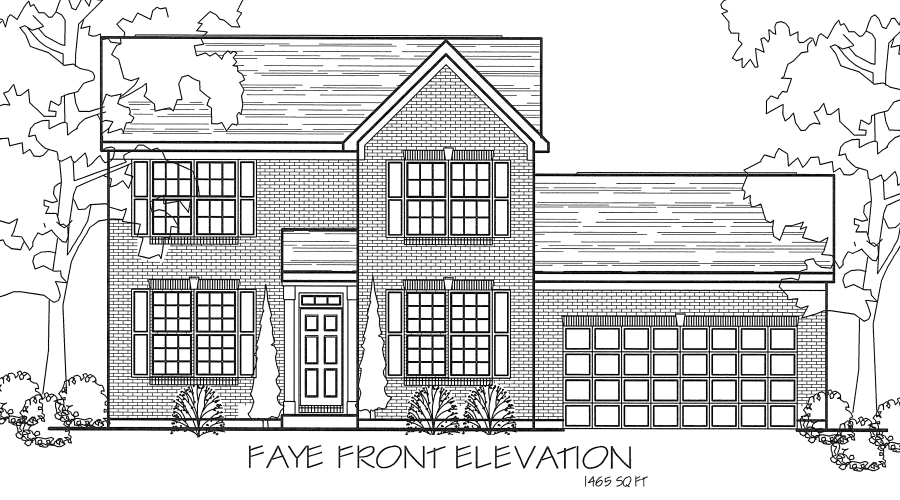 Faye front elevation