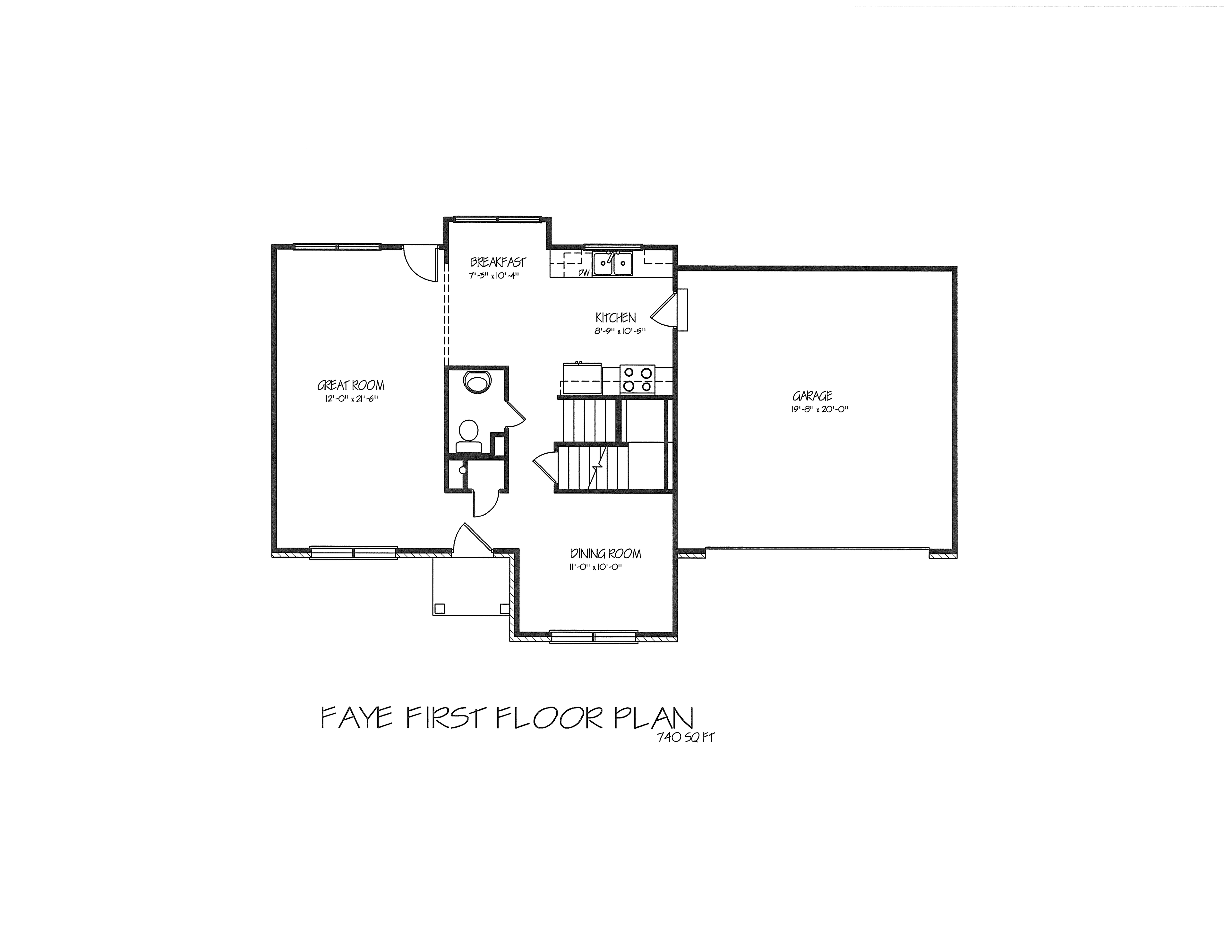 Faye floor plan, sheet 2 of 2