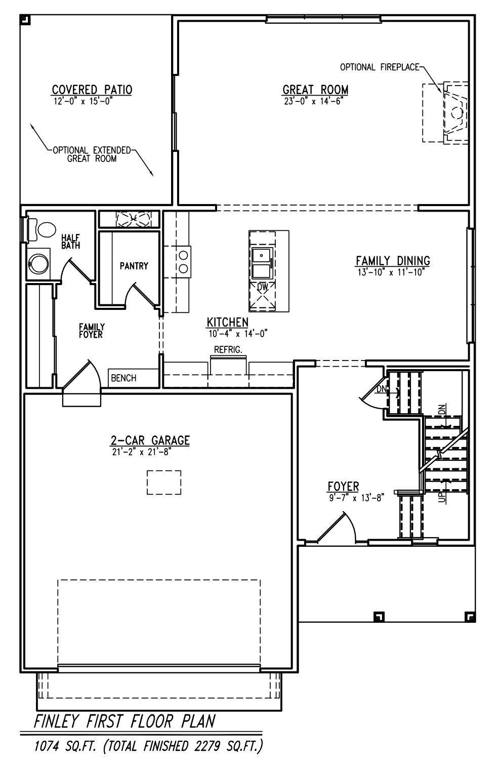 Finley floor plan, sheet 2 of 3