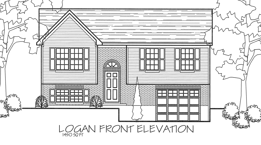 Logan front elevation