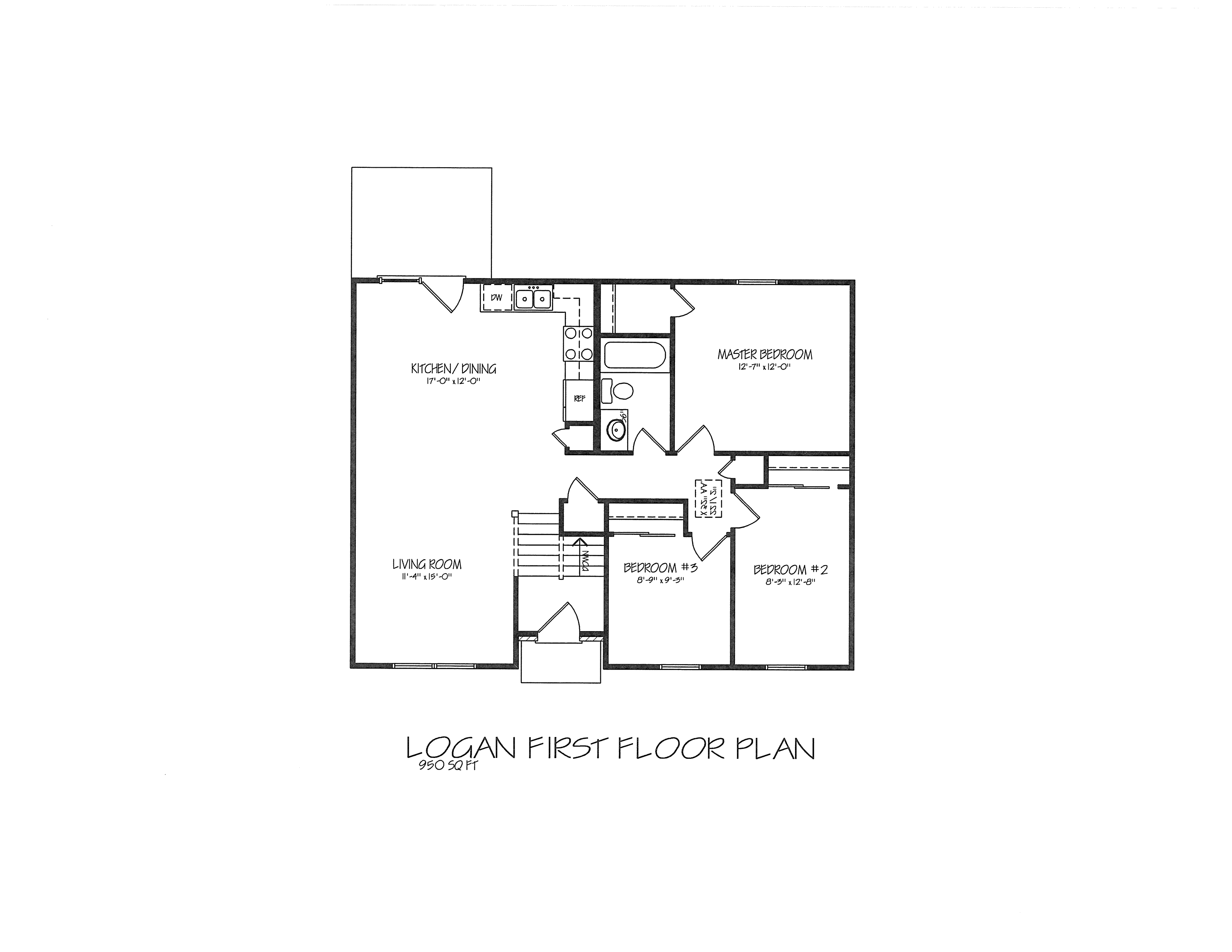Logan floor plan, sheet 2 of 2