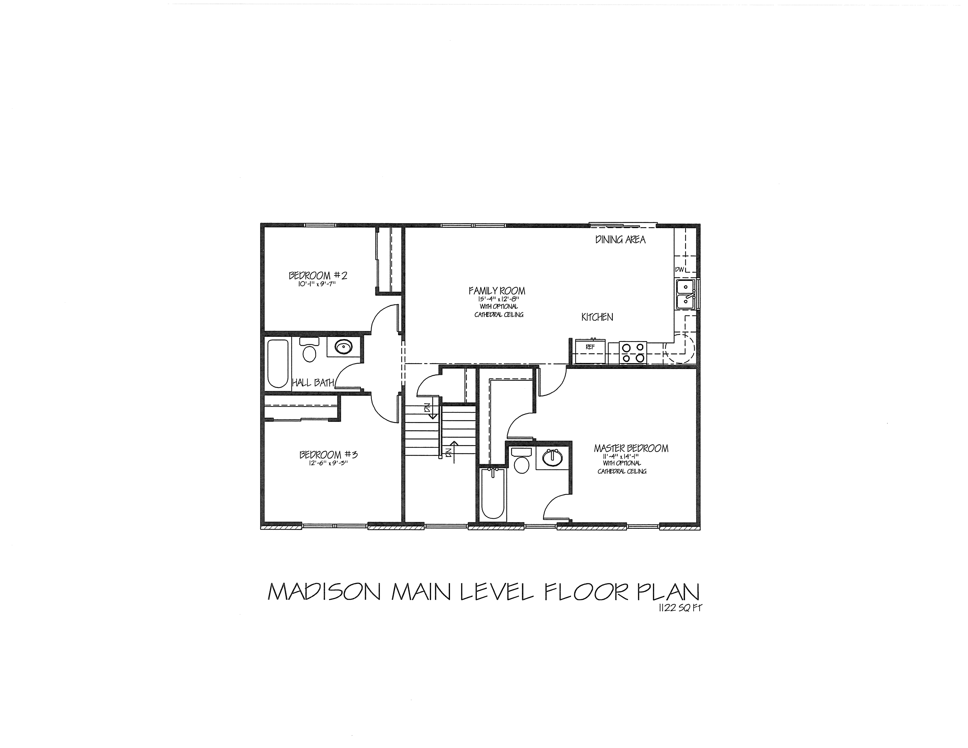 Madison floor plan, sheet 2 of 2