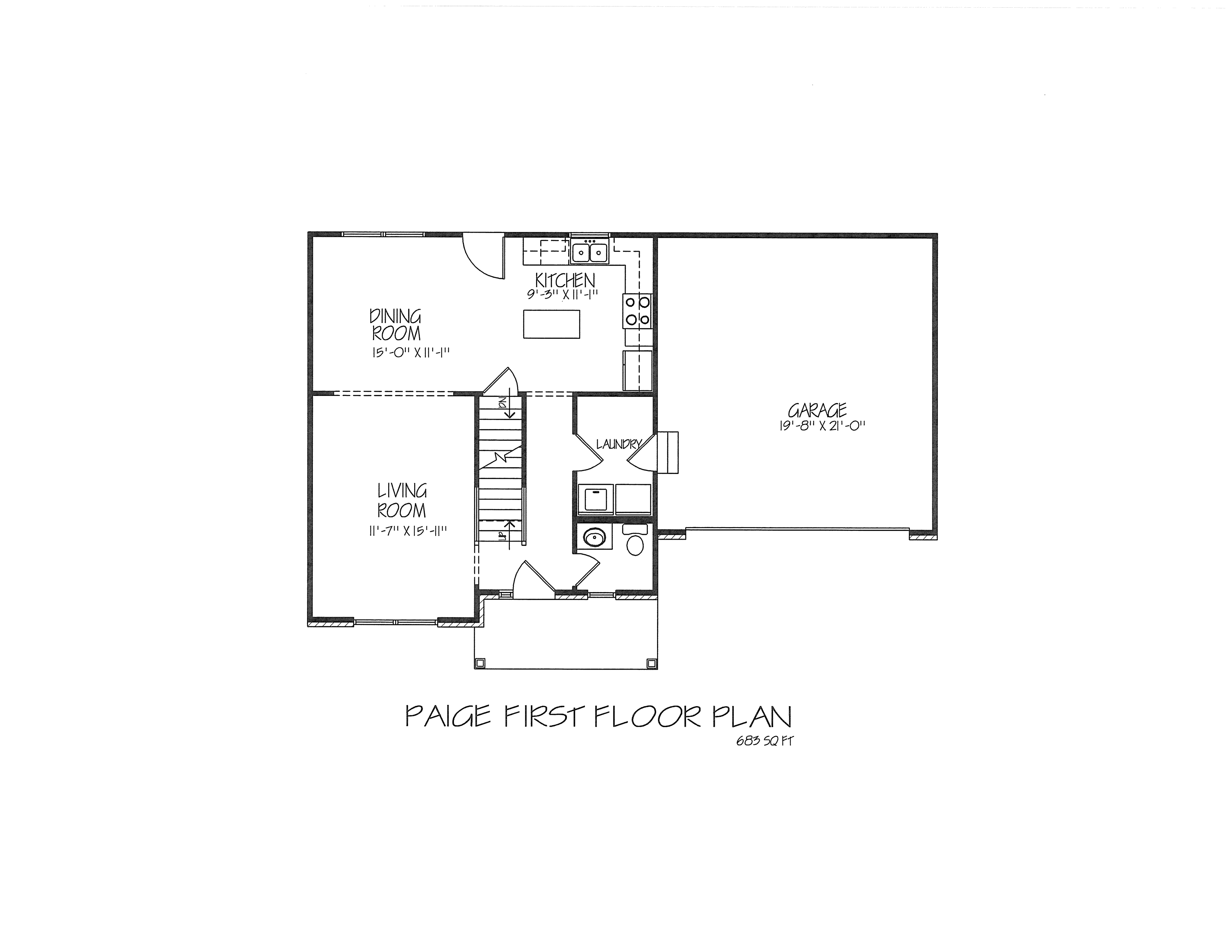 Paige floor plan, sheet 2 of 2